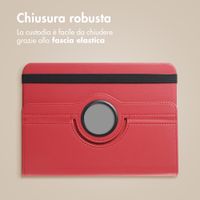 imoshion Cover Girevole a 360° Samsung Galaxy Tab A11 Plus - Rosso