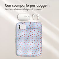 imoshion Custodia per laptop Design 13-14 pollici - Cherry Check
