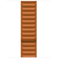 Apple Cinturino Leather Link Apple Watch | 38/40/41/42 mm - Taglia M/L - Golden Brown