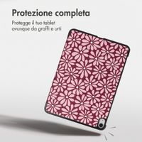 imoshion Cover Trifold Design Apple iPad Air 11 pollici (2026) M4 / (2025) M3 / (2024) M2 / Air 5 (2022) / Air 4 (2020) - Bloom Love Blush