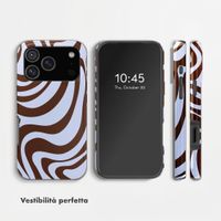 Selencia Cover posteriore Vivid con MagSafe Apple iPhone 17 Pro Max - Dream Swirl Chocolate