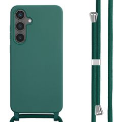 imoshion Cover in Silicone con Cordino Samsung Galaxy S24 FE - Verde scuro