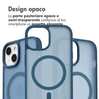 imoshion Cover posteriore Color Guard con MagSafe Apple iPhone 14 / 13 - Blu scuro