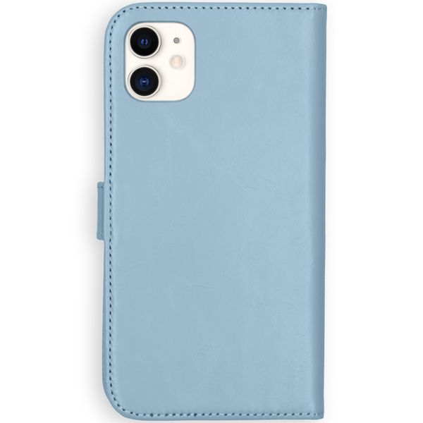 Selencia Cover a libro in vera pelle Apple iPhone 11 - Air Blue
