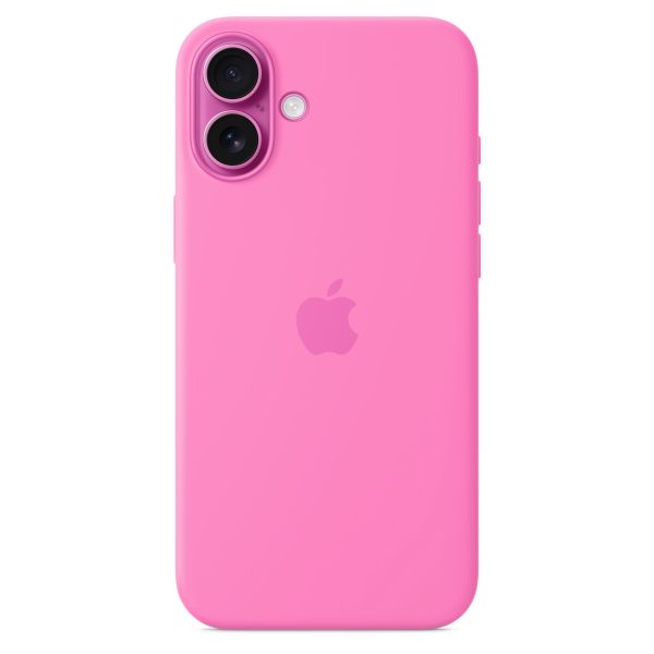 Apple Cover Posteriore in Silicone con MagSafe Apple iPhone 16 Plus - Peony Pink