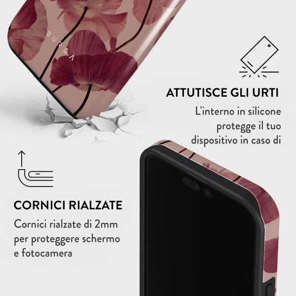 Burga Cover Posteriore Resistente Apple iPhone 15 Pro Max - Tender Kiss
