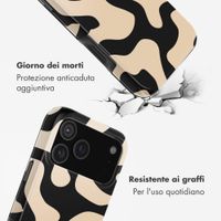 Selencia Cover Posteriore Vivid Apple iPhone 17 Pro Max - Art Wave Black