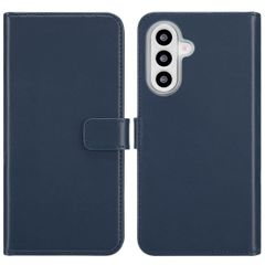 Selencia Cover a libro in vera pelle Samsung Galaxy A26 - Blu