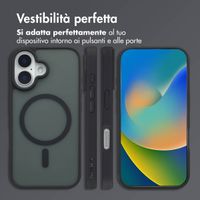 imoshion Cover posteriore Color Guard con MagSafe Apple iPhone 16 - Nero
