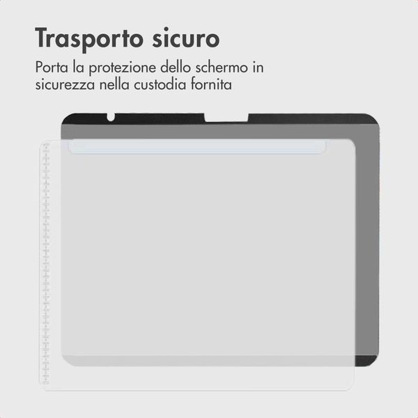 Accezz Pellicola protettiva con privacy magnetica Apple iPad 11 (2025) 11 pollici A16 / iPad 10 (2022) 10.9 pollici