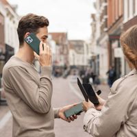 Selencia Libreria rimovibile Olyn con MagSafe Samsung Galaxy A57 (5G) - Verde
