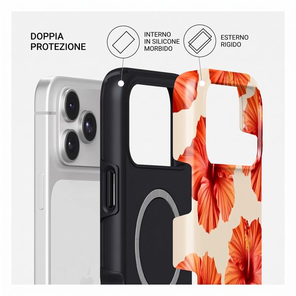Burga Cover Posteriore Resistente con MagSafe Apple iPhone 18 Pro - Bonita