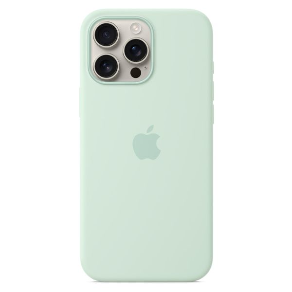 Apple Cover Posteriore in Silicone con MagSafe Apple iPhone 16 Pro Max - Aquamarine