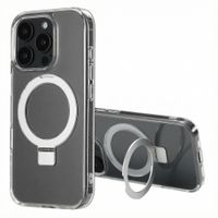 Accezz Cover con anello e supporto con MagSafe Apple iPhone 16 Pro Max - Trasparente