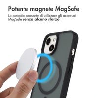 imoshion Cover posteriore Color Guard con MagSafe Apple iPhone 14 / 13 - Nero