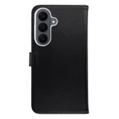 Selencia Cover a libro in vera pelle Samsung Galaxy S26 FE - Nero
