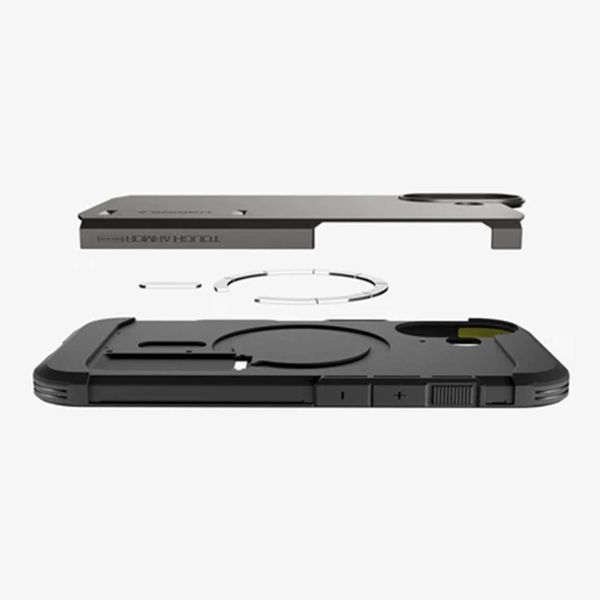 Spigen Cover Posteriore Corazzata Tough con MagSafe Apple iPhone 17 - Gunmetal