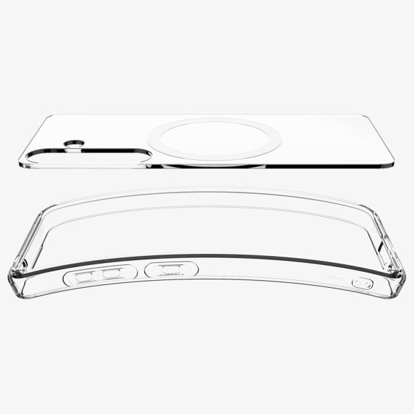 Spigen Cover Posteriore Ultra Ibrida con MagSafe Samsung Galaxy S25 - Trasparente