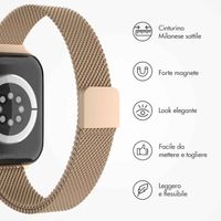 imoshion Cinturino sottile Milanese Apple Watch | 38/40/41/42 mm - Oro rosa