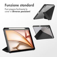 imoshion Cover Origami Apple iPad 11 (2025) 11 pollici A16 / iPad 10 (2022) 10.9 pollici - Nero