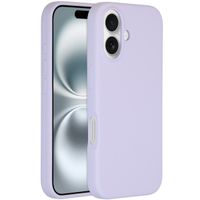 Accezz Cover in silicone liquido con MagSafe Apple iPhone 16 - Viola