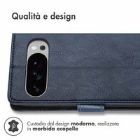 imoshion Cover a libro di Lusso Google Pixel 10 / 10 Pro - Blu scuro