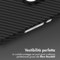 Accezz Cover MagSafe Kevlar® Apple iPhone 15 Pro - Nero