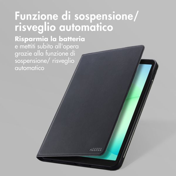 Accezz Cover Tablet Classica Samsung Galaxy Tab A11 Plus - Nero