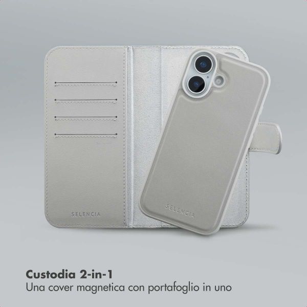 Selencia Libreria rimovibile Olyn con MagSafe Apple iPhone 17 - Grigio