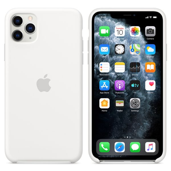 Apple Cover in Silicone Apple iPhone 11 Pro Max - White