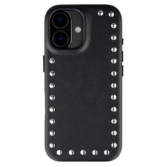 Selencia Cover posteriore Studs con MagSafe Apple iPhone 16 - Velvet Black