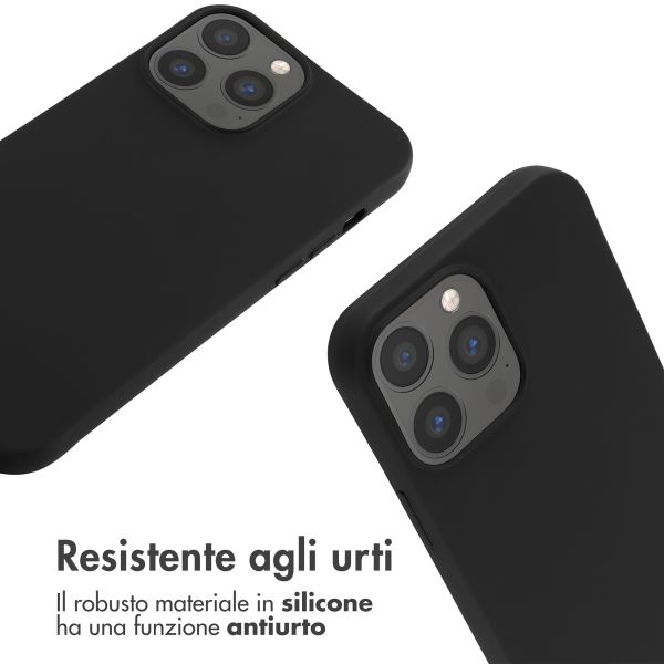 imoshion Cover in Silicone con Cordino Apple iPhone 13 Pro Max - Nero