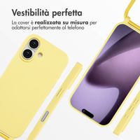 imoshion Cover in Silicone con Cordino Apple iPhone 17 - Giallo
