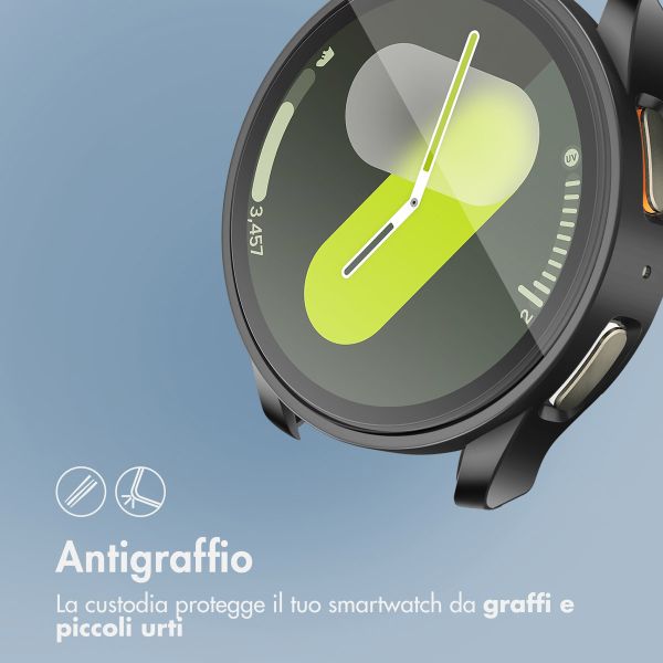 imoshion Cover rigida integrale Samsung Galaxy Watch 7 - 40 mm - Nero
