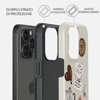 Burga Cover Posteriore Resistente con MagSafe Apple iPhone 15 Pro - Oat Milk Please