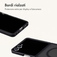 imoshion Cover posteriore Color Guard con MagSafe Samsung Galaxy Z Flip 8 - Nero