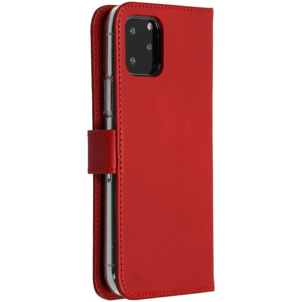 Selencia Cover a libro in vera pelle Apple iPhone 11 Pro - Rosso