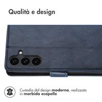 imoshion Cover a libro di Lusso Samsung Galaxy S25 FE - Blu scuro