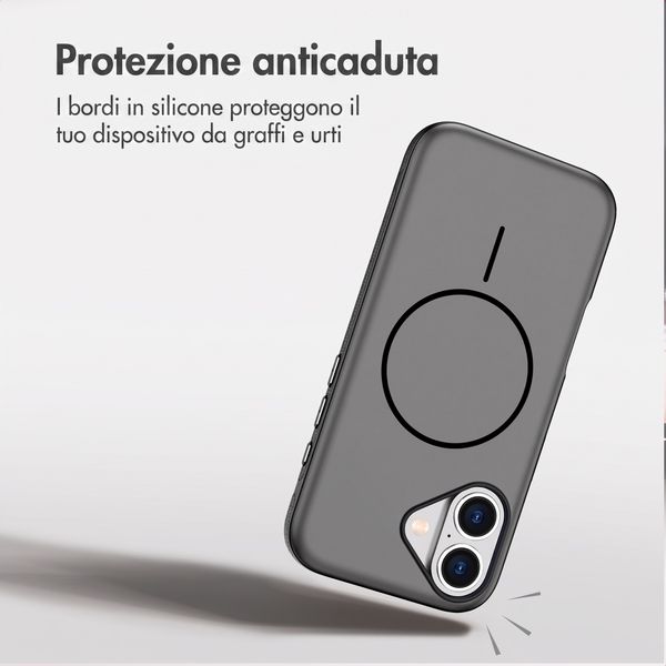 imoshion Cover posteriore Color con Thin MagSafe Ring Apple iPhone 17 - Nero