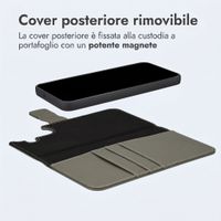 imoshion Cover a libro di lusso 2-in-1 rimovibile Samsung Galaxy A17 (5G) / (4G) - Verde