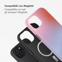 Selencia Cover posteriore Vivid con MagSafe Apple iPhone 15 - Gradient Soft Blush