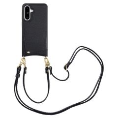 Selencia Cover per telefono Nova con cordino e portacarte Samsung Galaxy A36 / A56 - Nero
