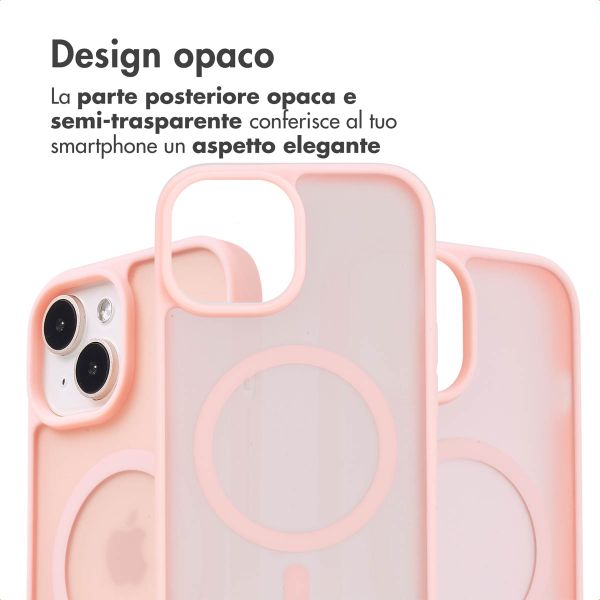 imoshion Cover posteriore Color Guard con MagSafe Apple iPhone 15 - Rosa chiaro