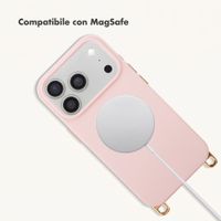 Selencia Cover posteriore Rivièra con MagSafe con ganci rimovibili Apple iPhone 18 Pro / 17 Pro - Sorbet Pink