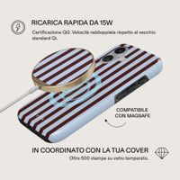 Burga Caricabatterie magnetico wireless - MagSafe e Qi2 - Offline / Gold
