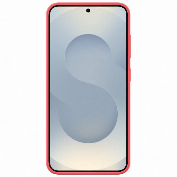 Samsung Cover originale in silicone Samsung Galaxy S25 - Peach