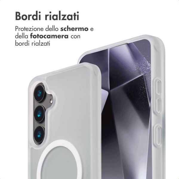 imoshion Cover posteriore Color Guard con MagSafe Samsung Galaxy S24 Plus - Bianco