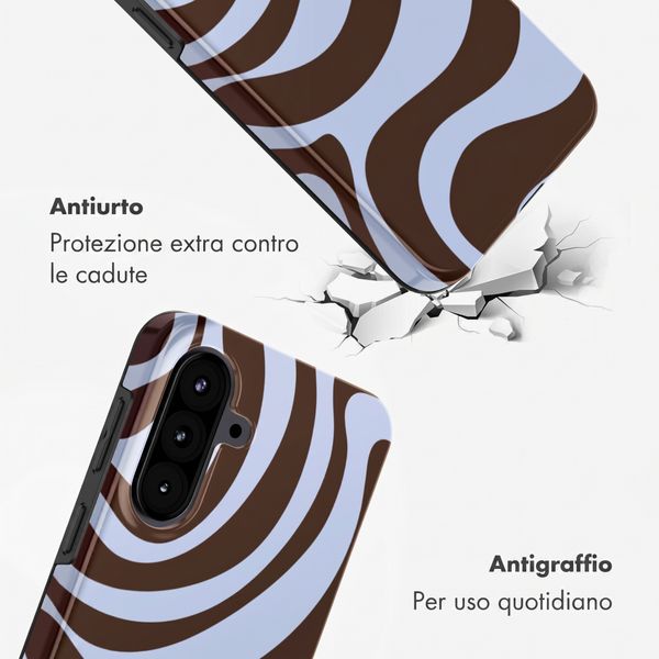 Selencia Cover Posteriore Vivid Samsung Galaxy A57 (5G) - Dream Swirl Chocolate