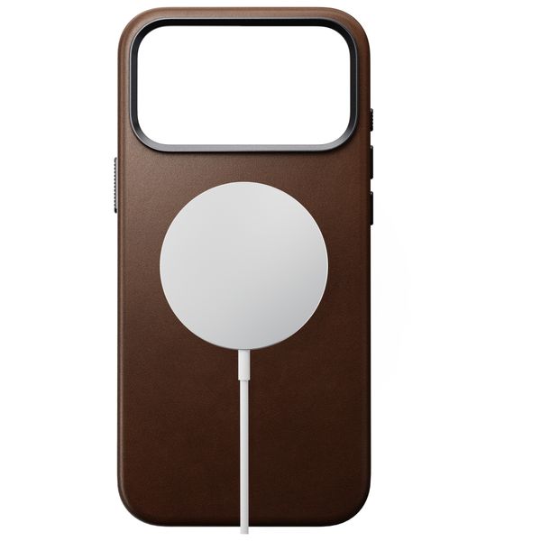 Nomad Cover posteriore Traditional Leather con MagSafe Apple iPhone 18 Pro Max - Brown