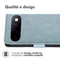 imoshion Cover a libro di Lusso Google Pixel 11 Pro - Azzurro